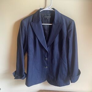 Lafayette 148 New York Navy Women’s Blazer Wool Size 8